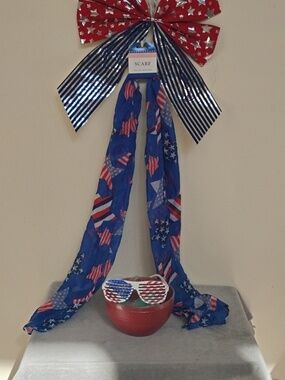 NWT Bundle- Patriotic Blue Star & Stripe 4- Items